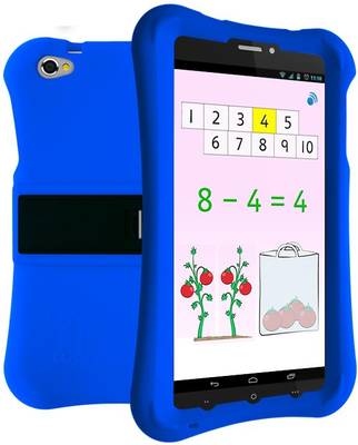 Pinig Kids Smart Tablet 6 to 8 with Blue Bumper 8 GB 6.9 inch with 3G