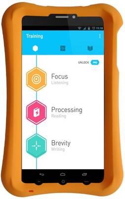 Pinig Kids Smart Tablet 9 to 12 with Orange Bumper 8 GB 6.9 inch with 3G