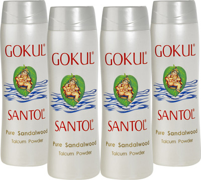 

Gokul Pure Sandalwood Talcum Powder (Pack of 4)(140 g)