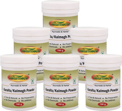 

Naturmed's KARAITU/KALMEGH ( ANDROGRAPHIS PANICULATA) POWDER -100 GRMS JAR(PACK OF 6)(100 g)