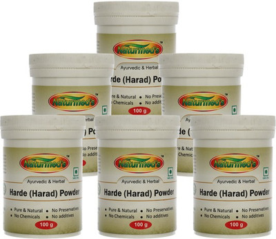 Naturmed's HARDE (HARAD) (TERMINALIA CHEBULA) POWDER 100 GRMS JAR(PACK OF 6)(100 g)