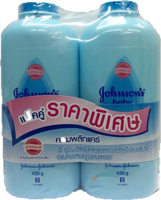 

Johnson's Baby Talc Combo Pack 450g x 2 (Blue)(900 g)