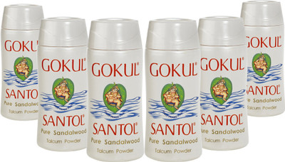 

Gokul Pure Sandalwood Talcum Powder(Pack of 6)(30 g)