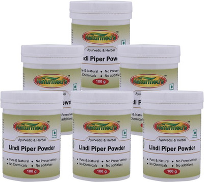 

Naturmed's LINDI PIPER (PIPALI) POWDER -100 GRMS JAR(PACK OF 6)(100 g)