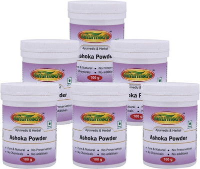 

Naturmed's ASHOKA (SARACA INDICA) POWDER - 100 GRMS JAR(PACK OF 6)(100 g)
