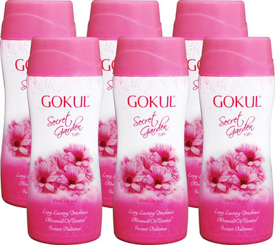 

Gokul Secret Garden Talc (Pack of 6)(50 g)