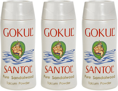 

Gokul Pure Sandalwood Talcum Powder (Pack of 3)(30 g)