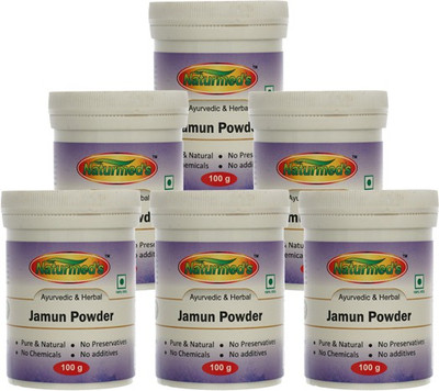 

Naturmed's JAMUN POWDER (SYZYGIUM CUMINI ) 100 GRMS (PACK OF 6)(100 g)