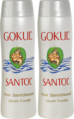 

Gokul Pure Sandalwood Talcum Powder (Pack of 2)(140 g)