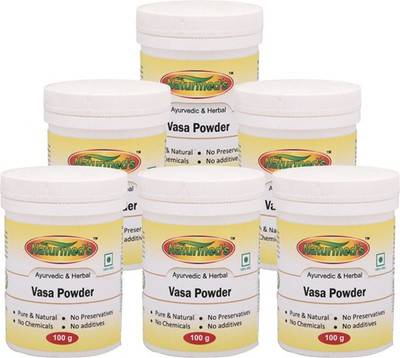 

Naturmed's VASA POWDER (ADHATODA VASICA) (100 GRMS JAR)(PACK OF 6)(100 g)