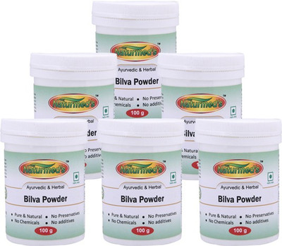 

Naturmed's BILVA POWDER (BAEL LEAF) (100 GRMS JAR) PACK OF 6(100 g)