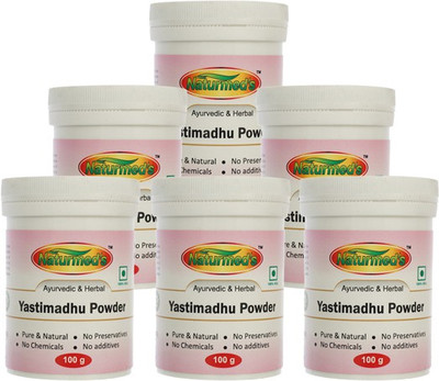 

Naturmed's YASTIMADHU POWDER (MULETHI)(LIQUORICE)) 100 GRMS JAR (PACK OF 6)(100 g)