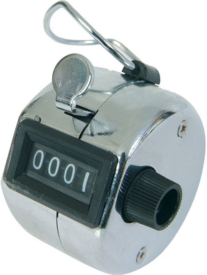 MK Hand Held 4 Digit Manual Mechanical Click Analog Tally Counter(Multicolor Pack of 1)
