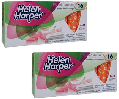 Helen Harper Medium to Heavy Flow Super Tampons(Pack of 32)