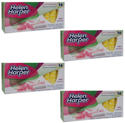 

Helen Harper Light to Medium Flow Normal Tampons(Pack of 64)