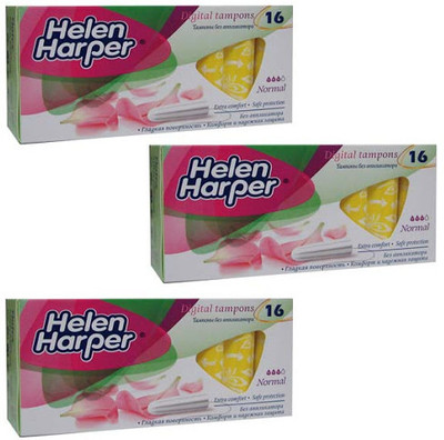 

Helen Harper Light to Medium Flow Normal Tampons(Pack of 48)