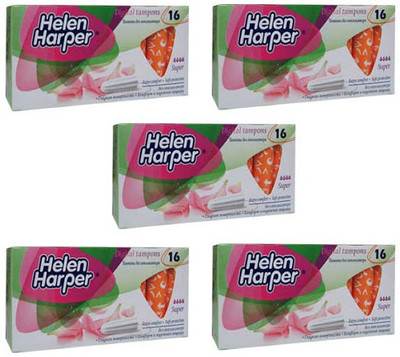 Helen Harper Medium to Heavy Flow Super Tampons(Pack of 80)