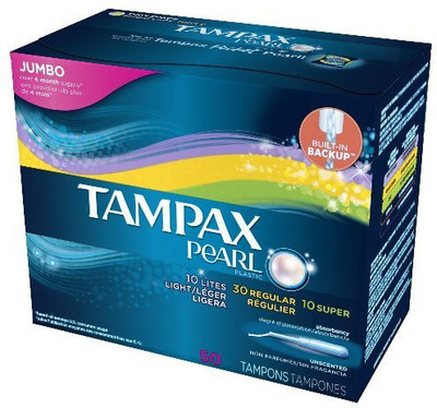 

Tampax Pearl Plastic Triple Pack Tampons(Pack of 3)