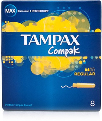 

Tampax Compak Regular Tampons(Pack of 8)