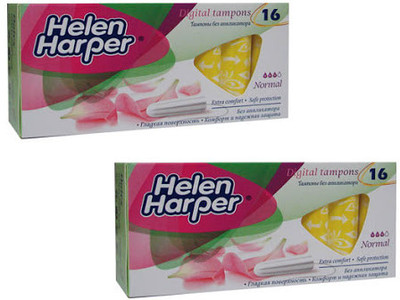 

Helen Harper Light to Medium Flow Normal Tampons(Pack of 32)
