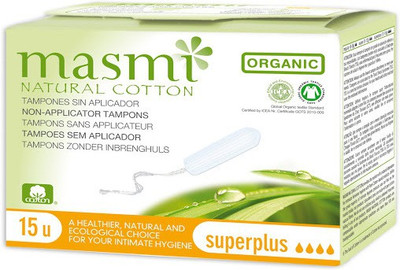 

Masmi Organic Cotton Non Applicator Superplus Tampons