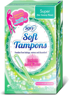 

Sofy Sofy Easy To Use With Applicator Soft Tampons (Freedom For Leakage, Welness and Discomfort Tampons Tampons