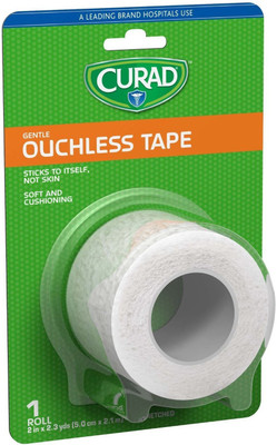 

Curad Ouchless Self Adhering Unstretched First-Aid Tape Injury Tape(White)