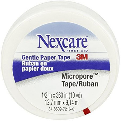 

Nexcare Micropore Paper First Aid Tape Injury Tape(White)