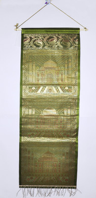 

Lal Haveli Wall Decor Taj Mahal Design Wall Hanging Wall Decor Tapestry(Green)