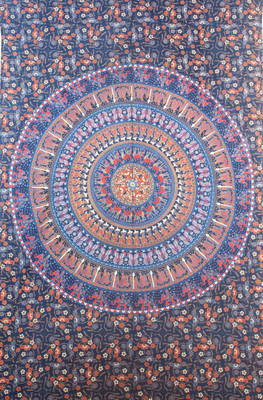 

Metro Living Animal Tapestry(Blue)