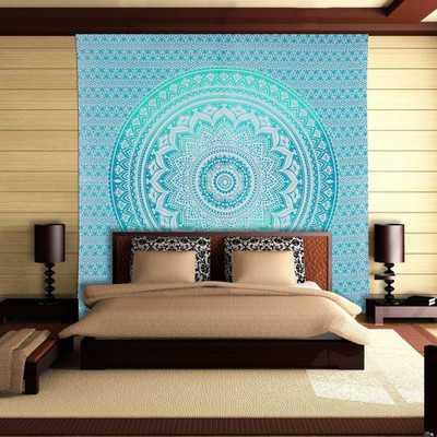

Stylo Culture Living Room Tapestry(White, Green)
