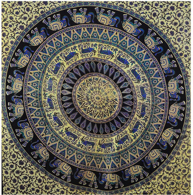 

Imli Street Mandala Tapestry(Multicolor)
