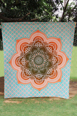 

Metro Living Rangoli Tapestry(Multicolor)