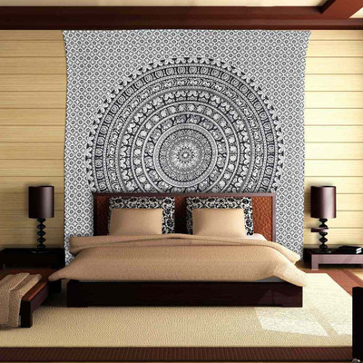 

Stylo Culture Living Room Tapestry(White, Black)