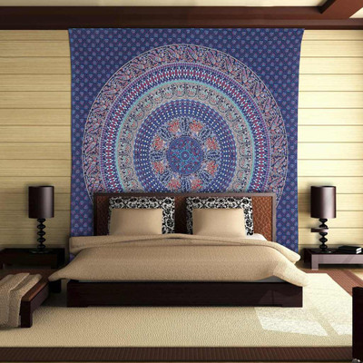 

Stylo Culture Living Room Tapestry(Blue)