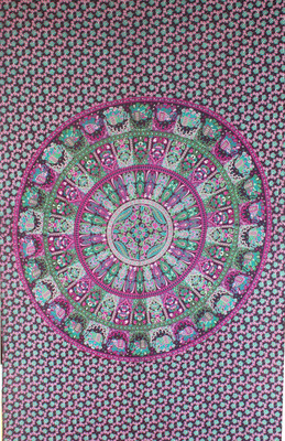 

Metro Living Animal Tapestry(Pink)