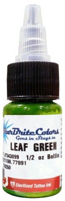 Mumbai Tattoo LEAF GREEN Tattoo Ink(Green 15 ml)