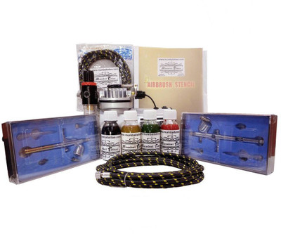 

Mumbai Tattoo Air Brush Kit Temporary Tattoo Kit