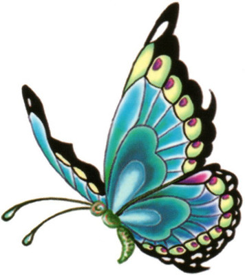

Smilendeal T2096 Butterfly Temp Body Tattoo - Multi(Butterfly)