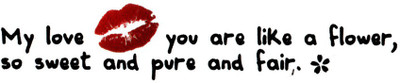 

Smilendeal T1870 Love You Temp Body Tattoo(Love You)
