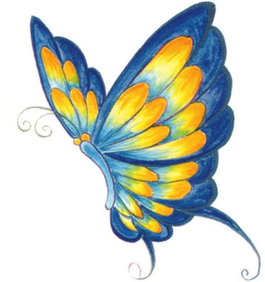 

Smilendeal T2093 Butterfly Temp Body Tattoo - Multi(Butterfly)