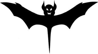 

Smilendeal T2034 Bat Temp Body Tattoo - Black(Bat)