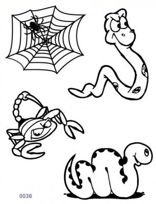 

Shimmer Fans Glitter Tattoo Kit (TAPE + GLITTER)(Animals)