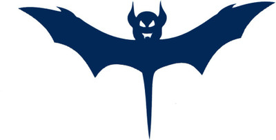 

Smilendeal T1880 Bat Temp Body Tattoo Blue(Bat Blue)