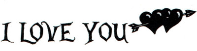 

Smilendeal T1819 I Love You Temp Body Tattoo(I Love You)