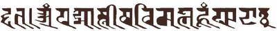

Smilendeal T2017 Sanskrit Temp Body Tattoo - Brown(Sanskrit)