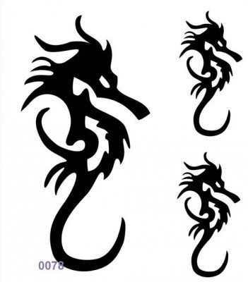 

Shimmer Fans Glitter Tattoo Kit (TAPE + GLITTER)(Seahorse)