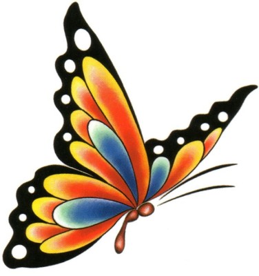 

Smilendeal T2092 Butterfly Temp Body Tattoo - Multi(Butterfly)