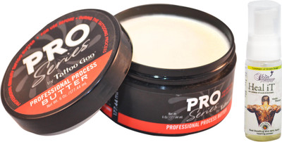 

Tattoo Goo Pro Series Professional Butter 6 oz & Free Heal It(No Design)