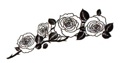

Smilendeal T1536 Removeable Temp Body Tattoo - Rose Style(Rose)